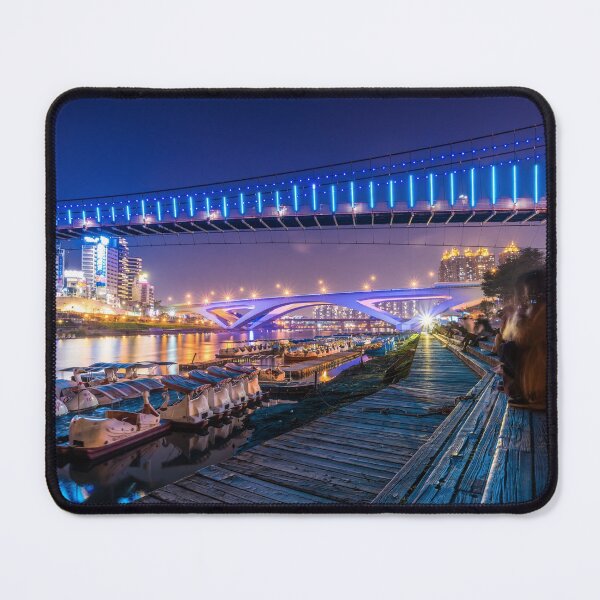 Item preview, Bitan riverside at night in Taipei designed and sold by WorldScenery.
