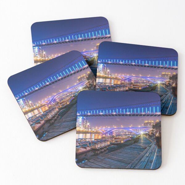 Item preview, Bitan riverside at night in Taipei designed and sold by WorldScenery.