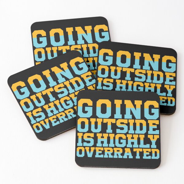 Item preview, Going Outside is Highly Overrated designed and sold by amishacreates.