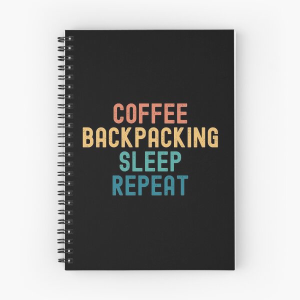 Item preview, Coffee Backpacking Sleep Repeat - Regalo divertido de mochilero y café designed and sold by kindxinn.