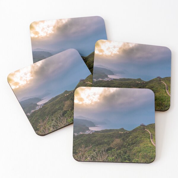Item preview, Coastal mountains during sunset in Taiwan designed and sold by WorldScenery.