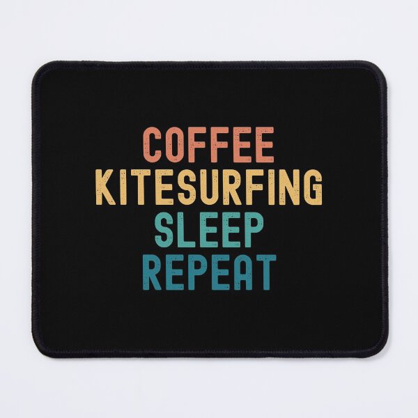 Item preview, Coffee Kitesurfing Sleep Repeat - Funny Kitesurfing & Coffee Gift designed and sold by kindxinn.