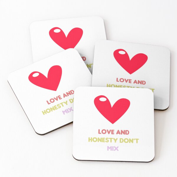 Item preview, Love and honesty don't mix designed and sold by ARTwy.