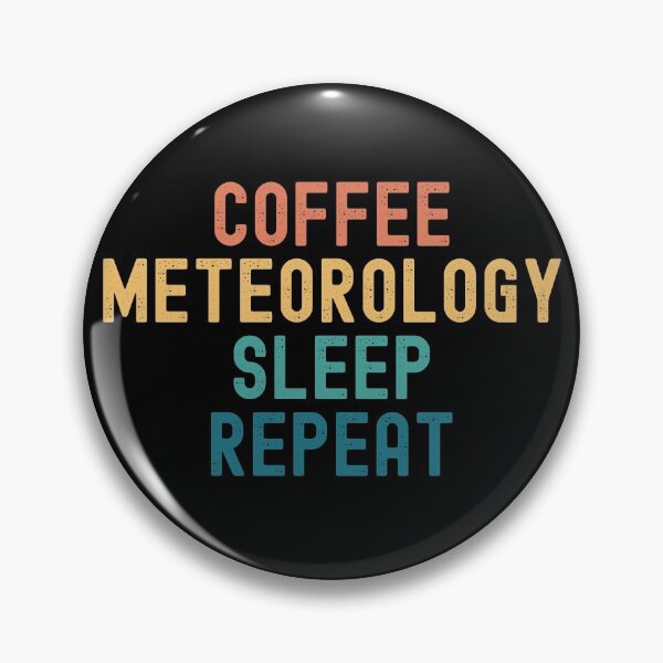Item preview, Coffee Meteorology Sleep Repeat - Funny Meteorology & Coffee Gift designed and sold by kindxinn.