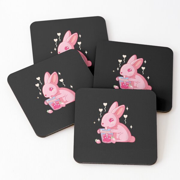 Item preview, Kawaii Bunnies Bubble Tea Boba Just A Girl Who Loves Bunnies T-Shirt designed and sold by shop   luisant.