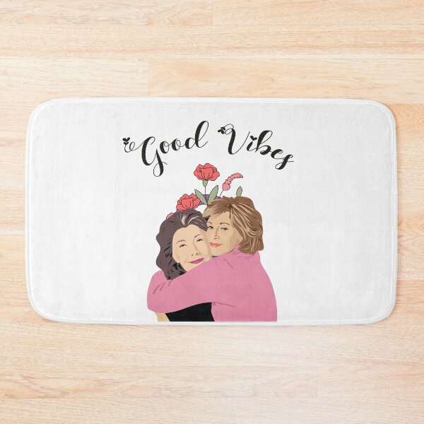 Item preview, Grace and Frankie Good Vibes Flower designed and sold by SparrowLag.