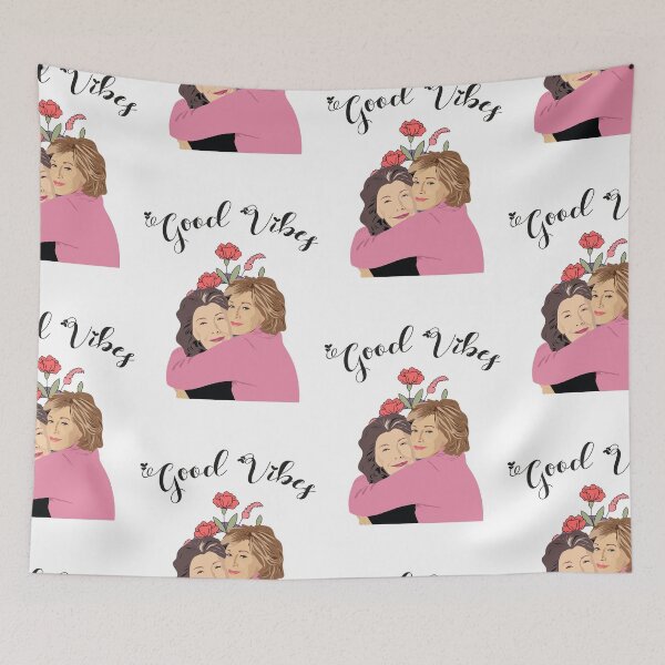 Item preview, Grace and Frankie Good Vibes Flower designed and sold by SparrowLag.