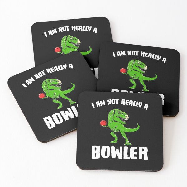 Item preview, Trex Plays Ninepins For A Bowler Pin Bowling Lover designed and sold by Nessshirts.