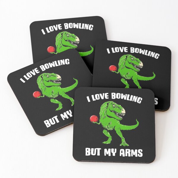 Item preview, I Love Bowling For A Trex Dino Bowler Pin Bowling Lover designed and sold by Nessshirts.