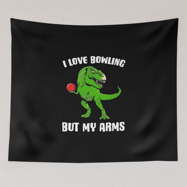 Item preview, I Love Bowling For A Trex Dino Bowler Pin Bowling Lover designed and sold by Nessshirts.