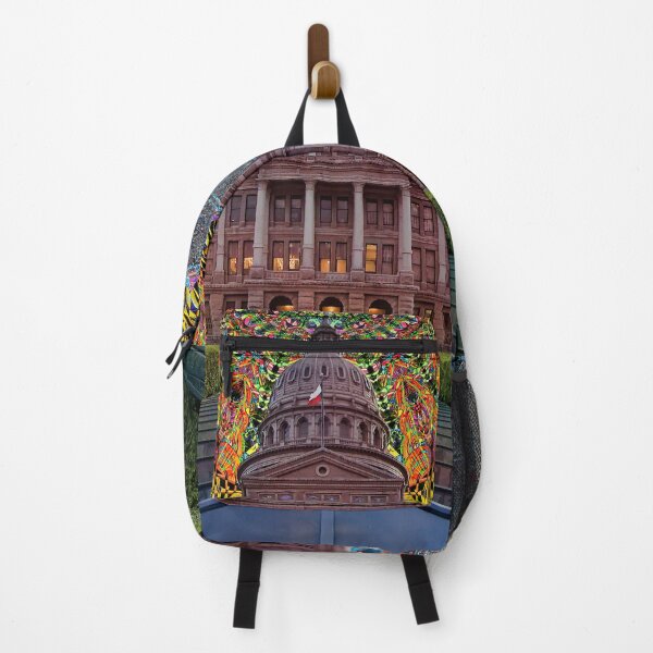 Item preview, Austin State Capitol with Rainbow Mandala Sky designed and sold by Warren Paul Harris.