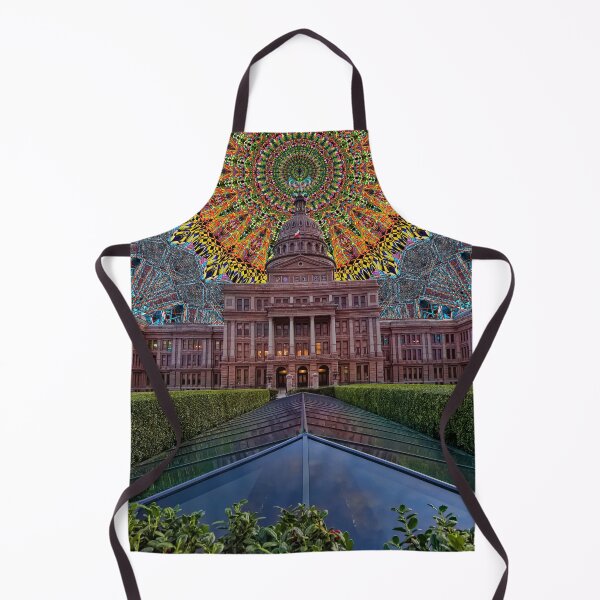 Item preview, Austin State Capitol with Rainbow Mandala Sky designed and sold by Warren Paul Harris.