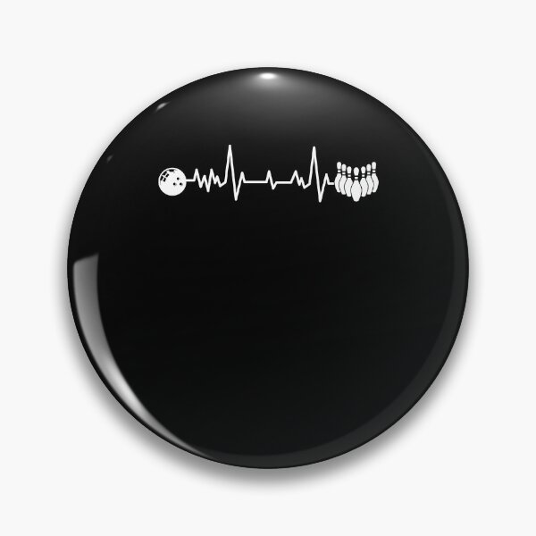 Item preview, Bowling Heartbeat For A Pin Bowler Alley Lover designed and sold by Nessshirts.