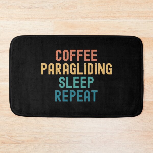 Item preview, Coffee Paragliding Sleep Repeat - Funny Paragliding & Coffee Gift designed and sold by kindxinn.