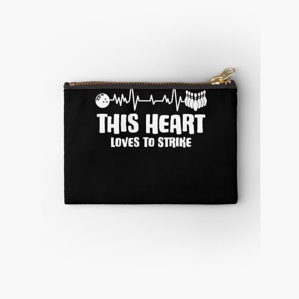Item preview, Striking Bowling Heartbeat For A Pin Bowler Alley Lover designed and sold by Nessshirts.