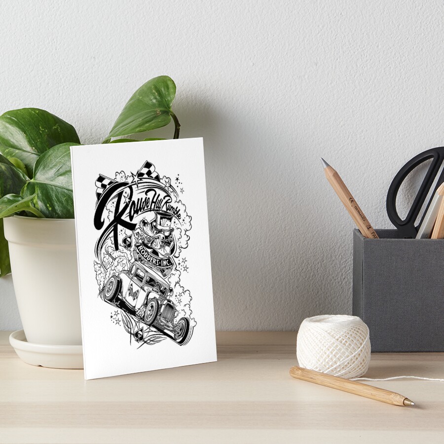 Item preview, Art Board Print designed and sold by powercadd.