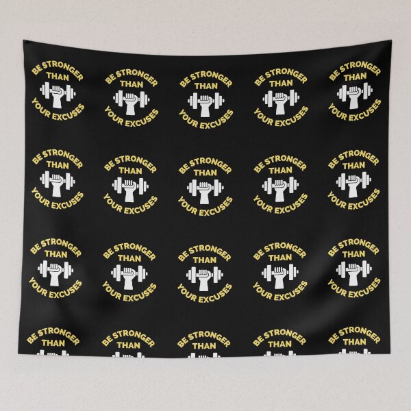 Item preview, Be Stronger Than Your Excuses designed and sold by ExploreTheStore.