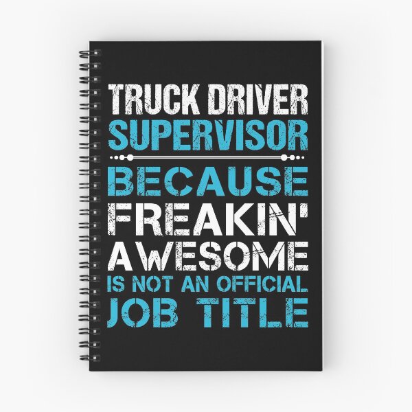 Item preview, Truck Driver Supervisor T Shirt - Freaking Awesome Job Gift Item Tee designed and sold by oetate4774.