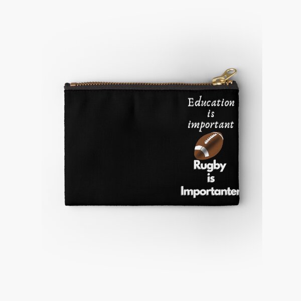 Item preview, Education is important but rugby is importanter. designed and sold by Designspot2020.