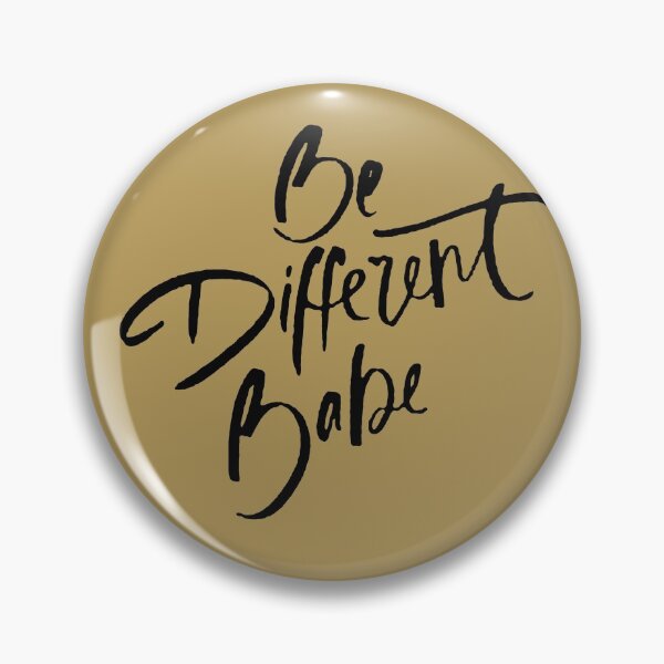 Item preview, Be Different Babe Loving Handwritten Affirmation Back Text designed and sold by taiche.