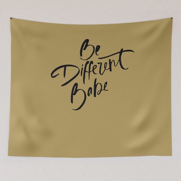 Item preview, Be Different Babe Loving Handwritten Affirmation Back Text designed and sold by taiche.