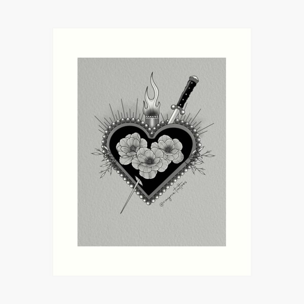 Item preview, Sacred Heart designed and sold by RayneArt.