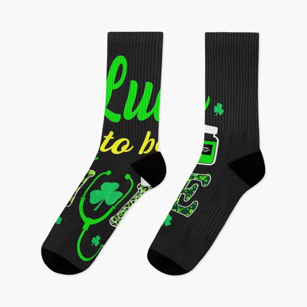 Item preview, Lucky To Be A Nurse Irish Nurse St Patricks Day Vaccinated designed and sold by JeffreyMCombs.