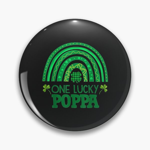 Item preview, One Lucky Poppa Shamrock Patrick s Day Rainbow Irish designed and sold by JeffreyMCombs.