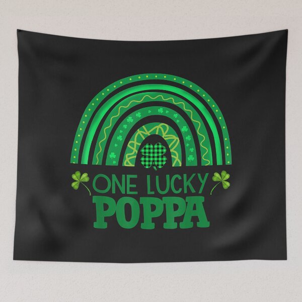 Item preview, One Lucky Poppa Shamrock Patrick s Day Rainbow Irish designed and sold by JeffreyMCombs.