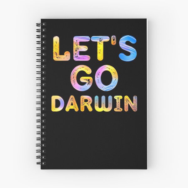 Artikelvorschau, Lass uns gehen Darwin Pastel Distressed Lustiger Spruch entworfen und verkauft von RGRamsey.