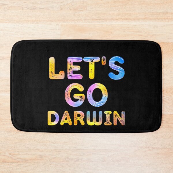 Item preview, Let's Go Darwin Pastel Distressed Funny Saying designed and sold by RGRamsey.