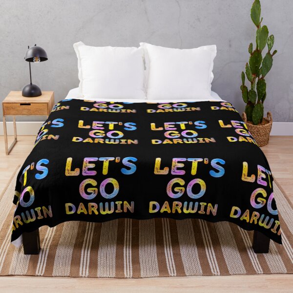 Item preview, Let's Go Darwin Pastel Distressed Funny Saying designed and sold by RGRamsey.