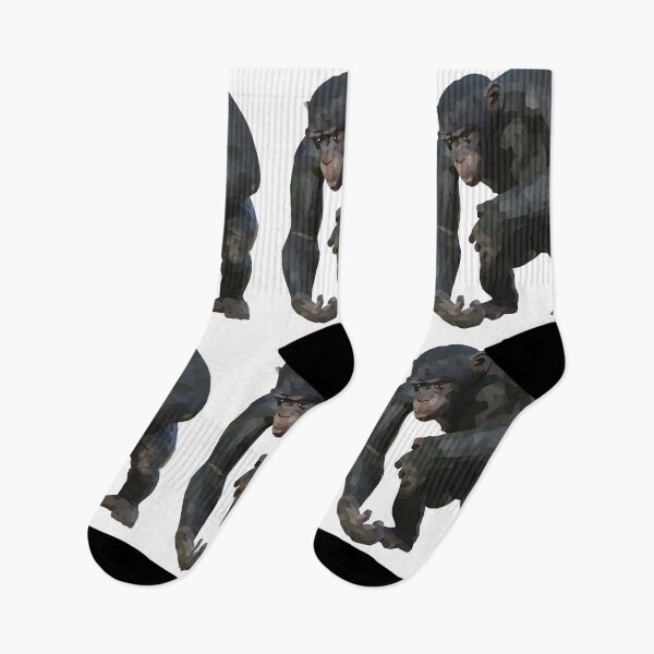 Item preview, chimpanzee-Polygonal animals designed and sold by Hartics.