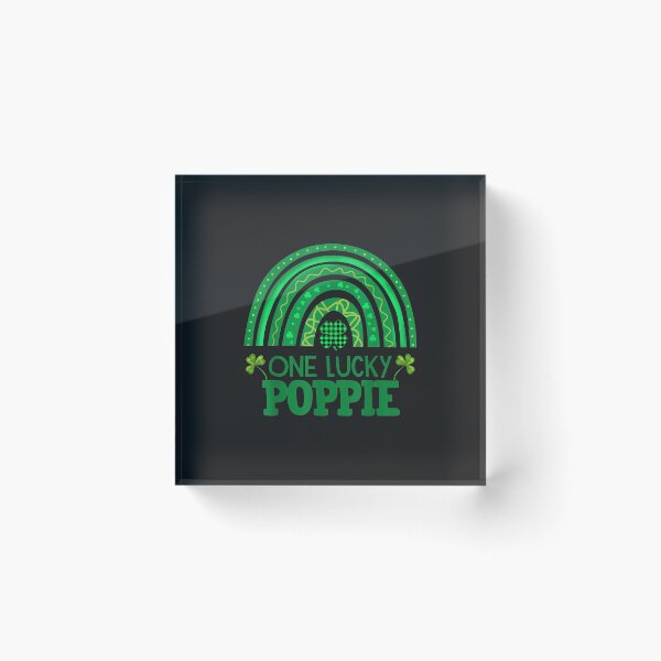 Item preview, One Lucky Poppie Shamrock Patrick s Day Rainbow Irish designed and sold by JeffreyMCombs.