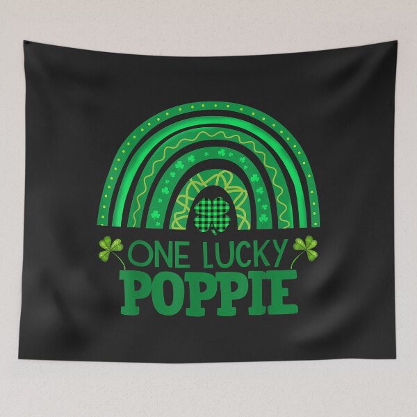 Item preview, One Lucky Poppie Shamrock Patrick s Day Rainbow Irish designed and sold by JeffreyMCombs.