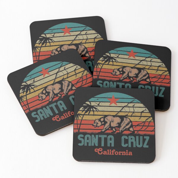 Item preview, Santa Cruz - California state,retro bear design designed and sold by JakubkoJunak.
