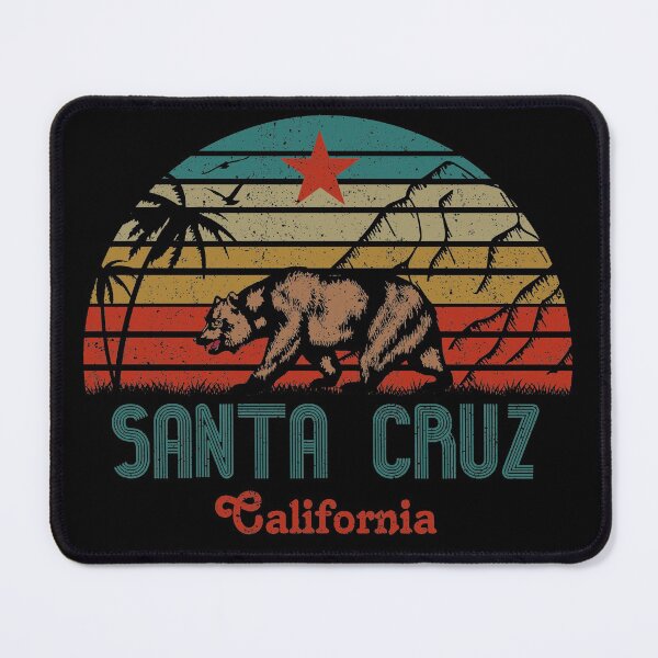 Item preview, Santa Cruz - California state,retro bear design designed and sold by JakubkoJunak.