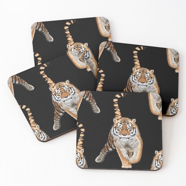 Item preview, Sketch of walks bengal tiger.Animal print.Wildlife. designed and sold by KalavartStudio.