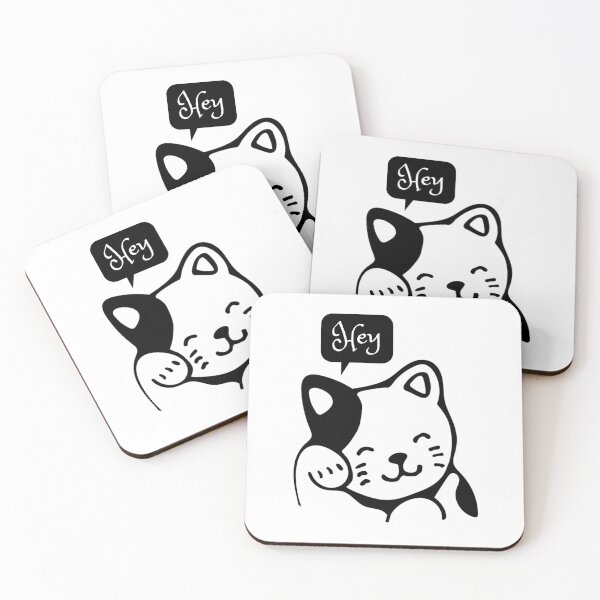 Item preview, Cat says hey designed and sold by MirartShop.