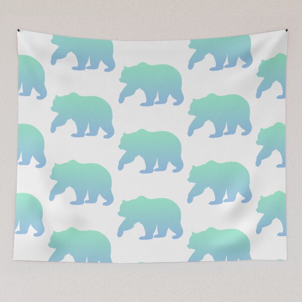 Item preview, Light Blue Ombré Bear designed and sold by Dalaura.