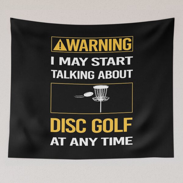 Item preview, Funny Warning Disc Golf designed and sold by ArydeaNoriega.
