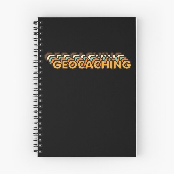 Item preview, Nice retro design with the word geocaching with soft colors designed and sold by GeleerdJong.