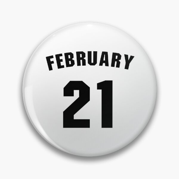 Item preview, Date of birth  21 February birthday gift sport design designed and sold by Panya-Design.