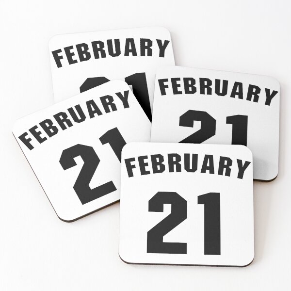 Item preview, Date of birth  21 February birthday gift sport design designed and sold by Panya-Design.