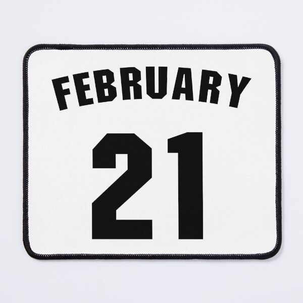 Item preview, Date of birth  21 February birthday gift sport design designed and sold by Panya-Design.