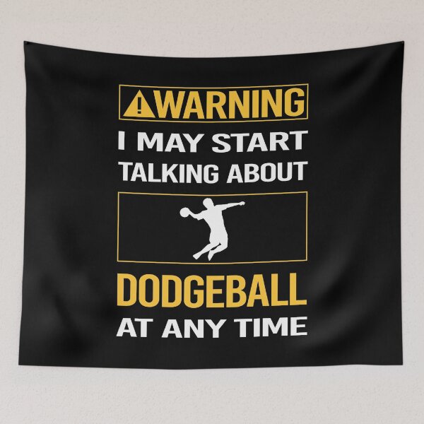 Item preview, Funny Warning Dodgeball designed and sold by ArydeaNoriega.