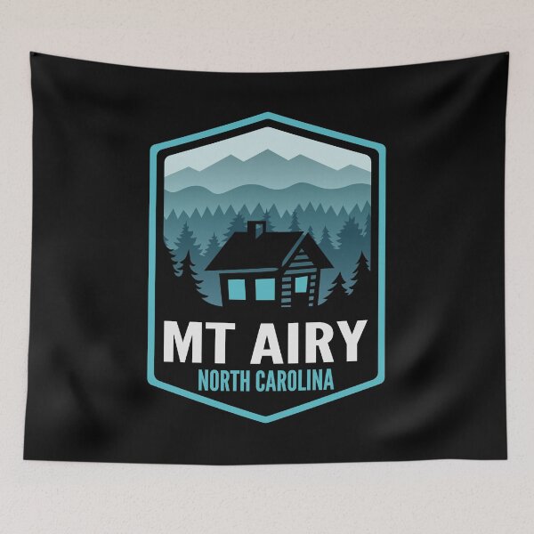 Item preview, Mt Airy North Carolina Mountain Town Cabin designed and sold by HalpinDesign.