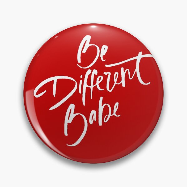 Item preview, Be Different Babe Loving Handwritten Affirmation White Text designed and sold by taiche.