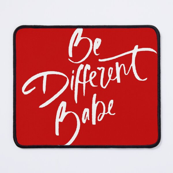 Item preview, Be Different Babe Loving Handwritten Affirmation White Text designed and sold by taiche.