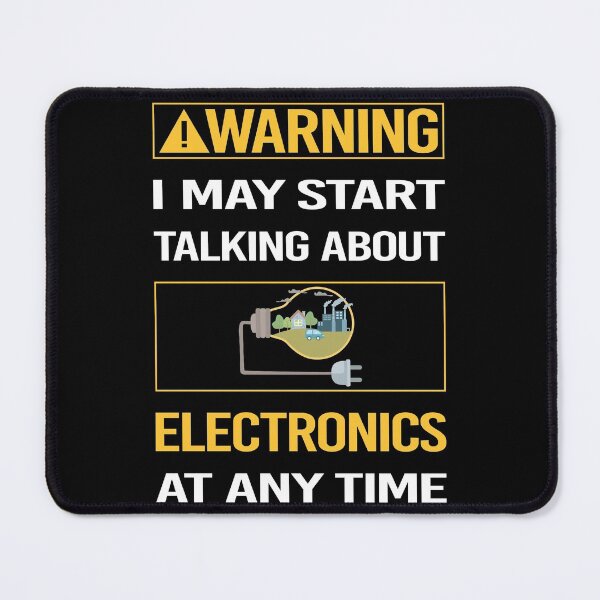Item preview, Funny Warning Electronics designed and sold by ArydeaNoriega.